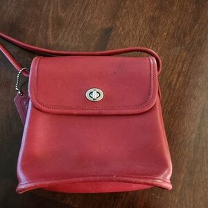 Vintage Coach 9049 Tango Flap Crossbody Bag